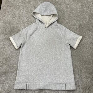 A New Day Short Sleeve Hoodie Women's Medium Casual Pullover Top